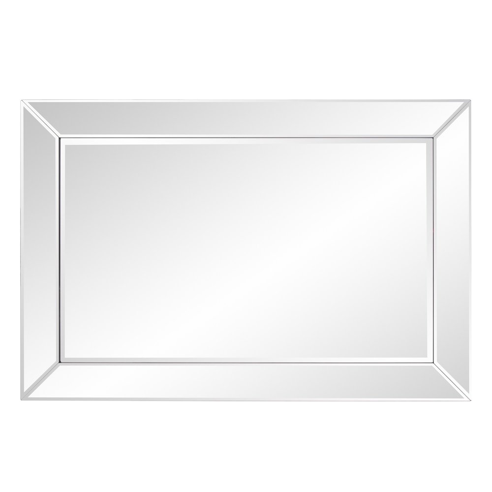 Glass Framed Accent Mirror - 36-inch