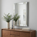 Glass Framed Accent Mirror - 36-inch