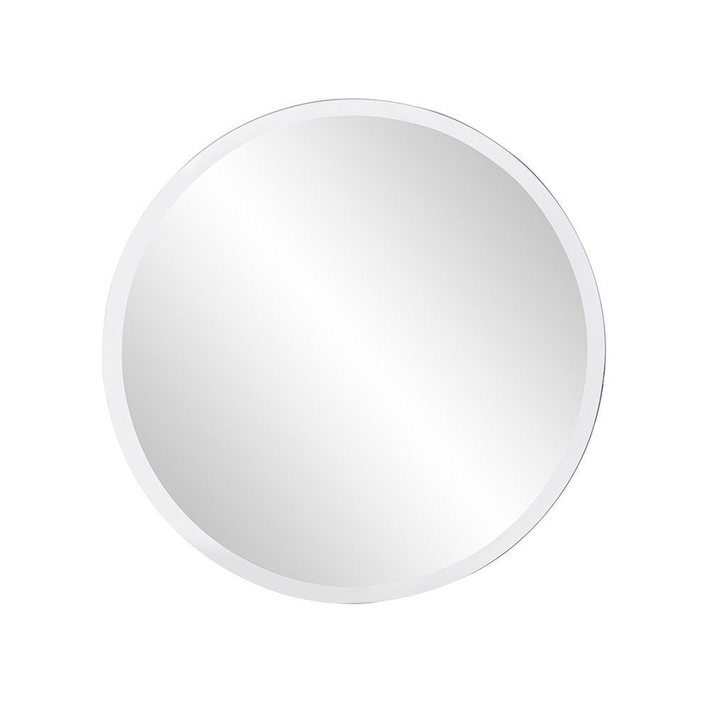 Clear Round Unframed Accent Mirror - 12-inch