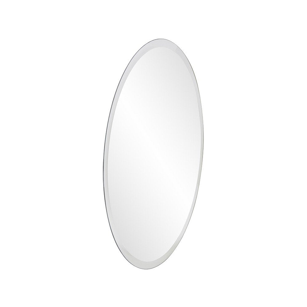 Clear Round Unframed Accent Mirror - 12-inch