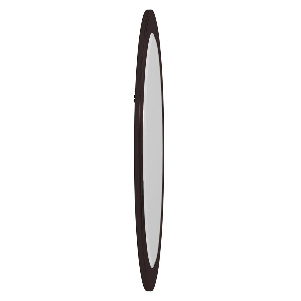 Bronze Oval Framed Accent Mirror - 33-inch