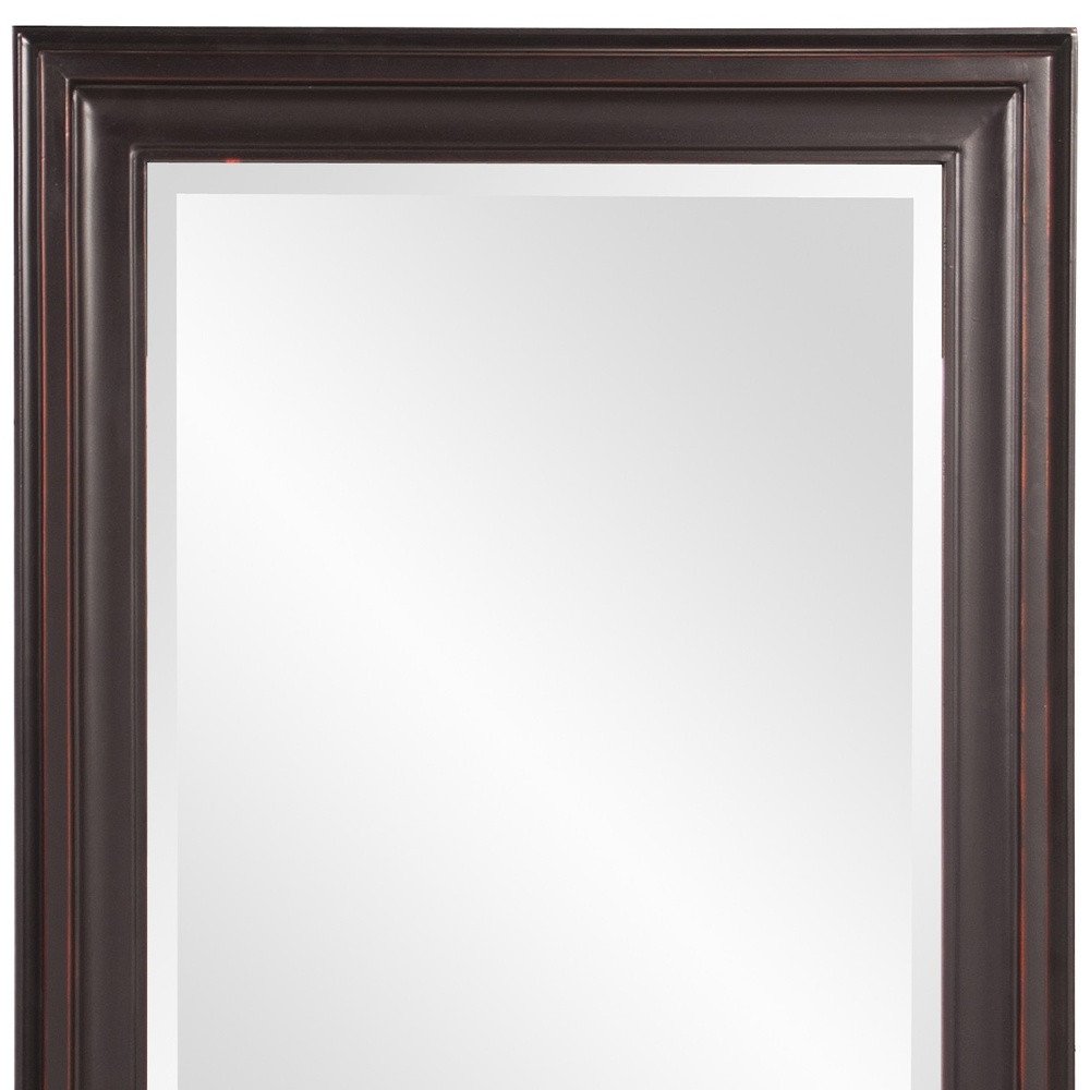 Bronze Wood Accent Mirror - 33-inch