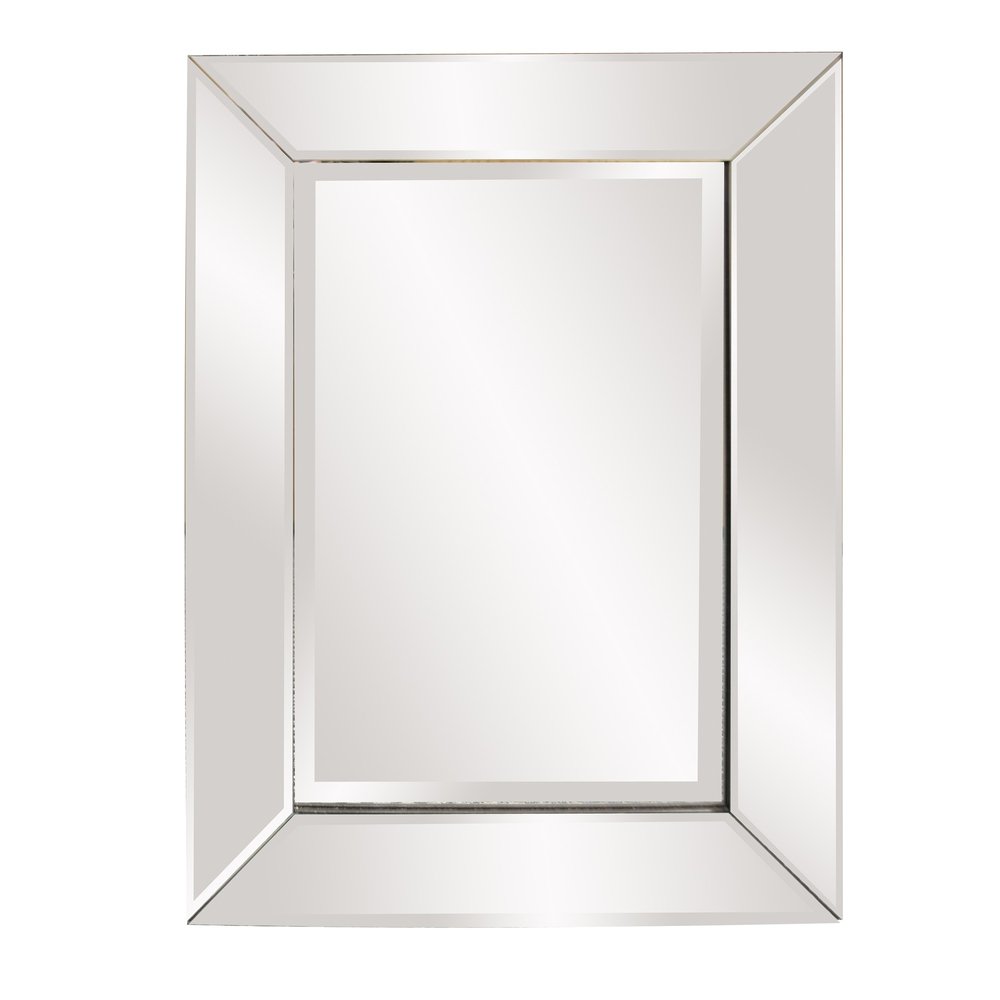 Clear Beveled Edge Frame Accent Mirror - 24-inch