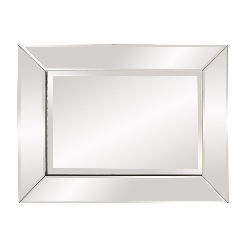 Clear Beveled Edge Frame Accent Mirror - 24-inch