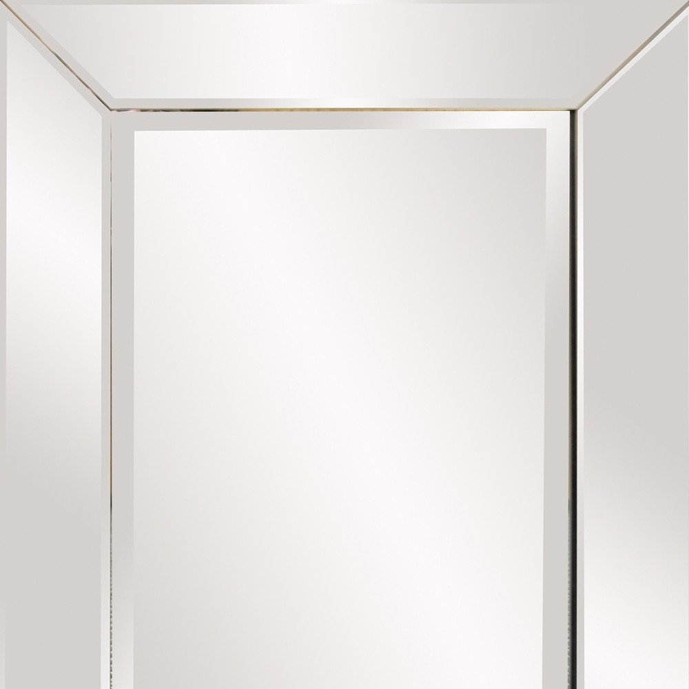 Clear Beveled Edge Frame Accent Mirror - 24-inch