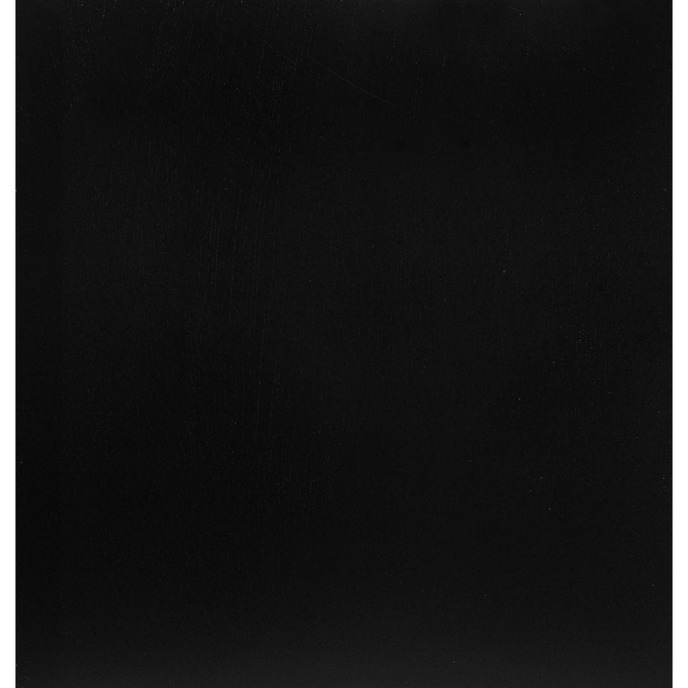 Black Solid Wood Mirrored Five Drawer Dresser - 59-inch