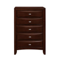 New Merlot Chest with 5 Chambared Drawer