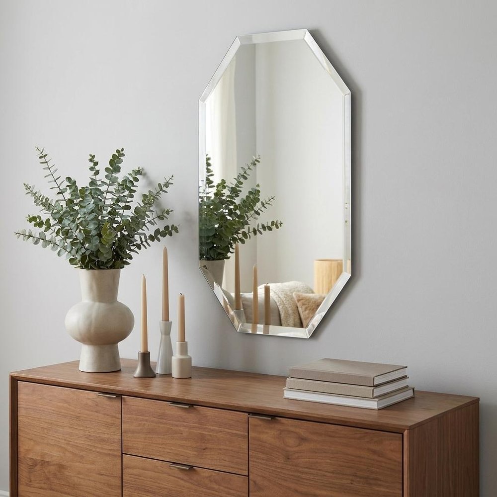 Mirror Framed Accent Mirror - 28-inch