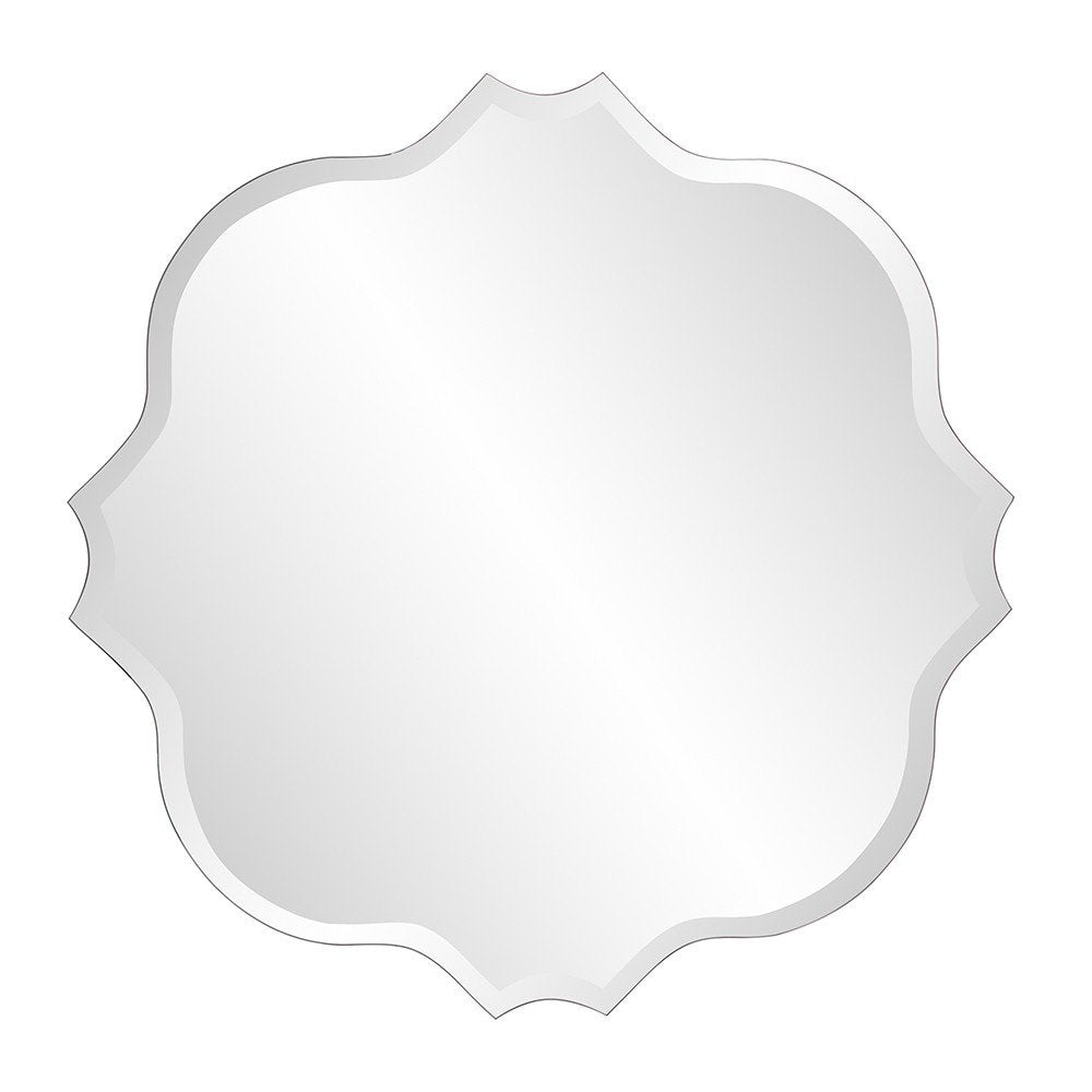 Quatrefoil Unframed Accent Mirror - 36-inch