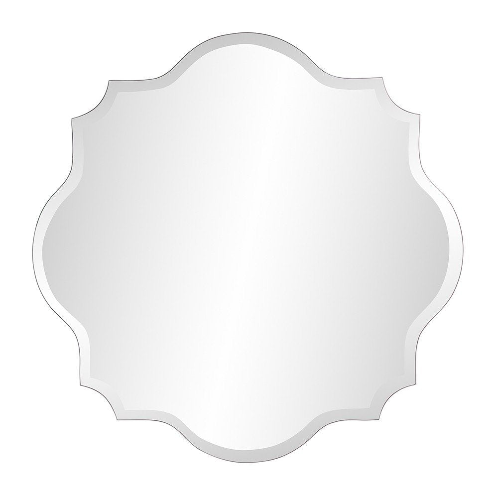 Quatrefoil Unframed Accent Mirror - 36-inch