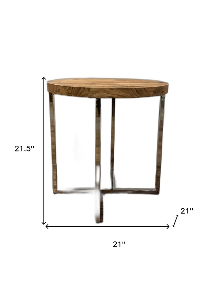 Modern Rustic Side or End Table