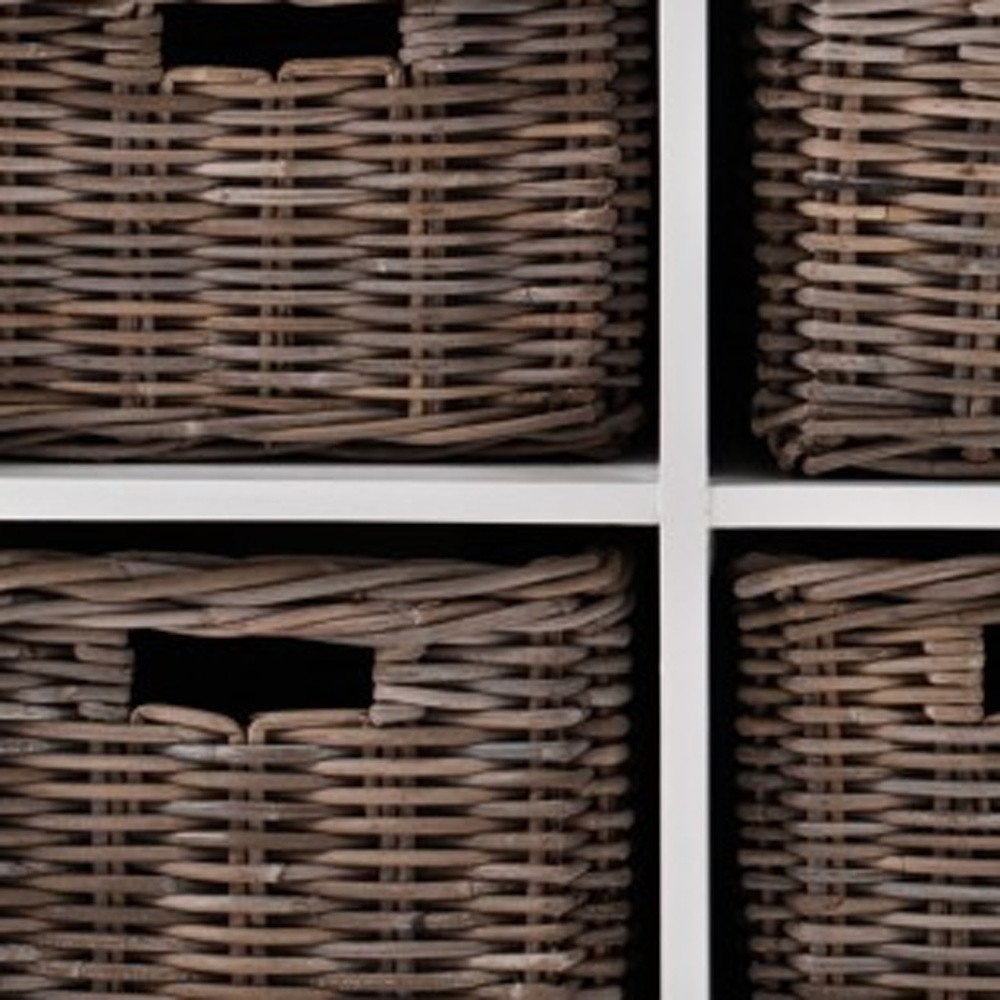 Modern Farmhouse Buffet Server with Basket Set