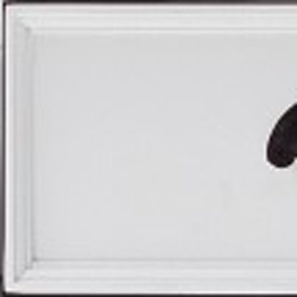White Buffet Server with Sliding Doors - 49-inch