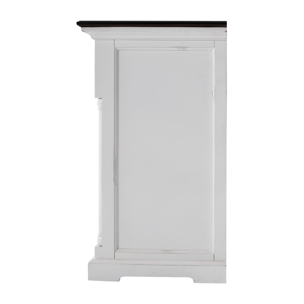 Modern Farm Brown and White Two Door Buffet Server