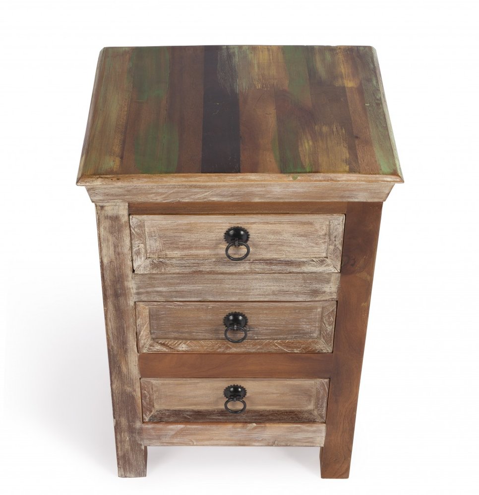 Modern Rustic Three Drawer Accent Chest - 16-inch