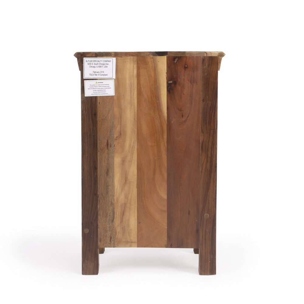 Modern Rustic Three Drawer Accent Chest - 16-inch