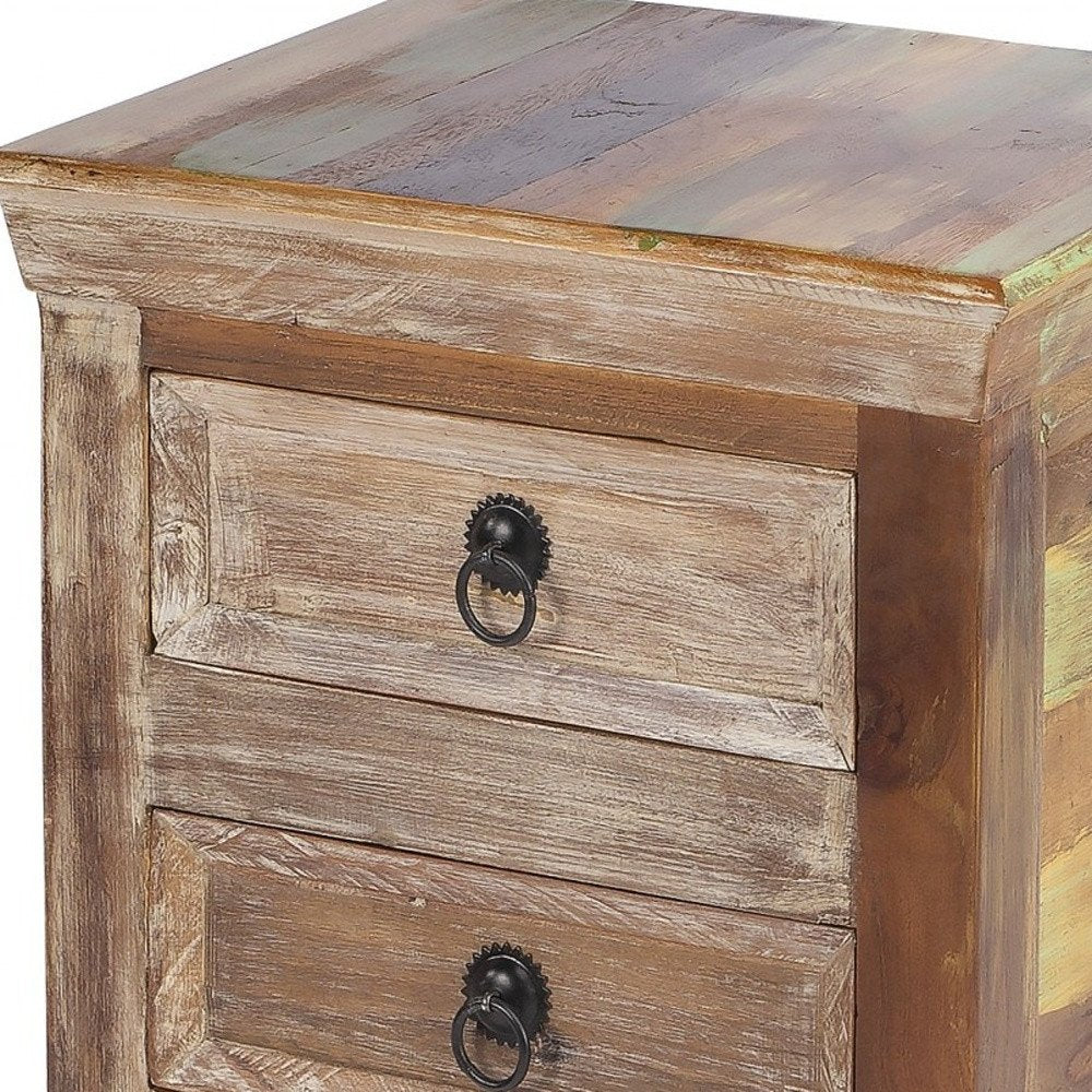Modern Rustic Three Drawer Accent Chest - 16-inch