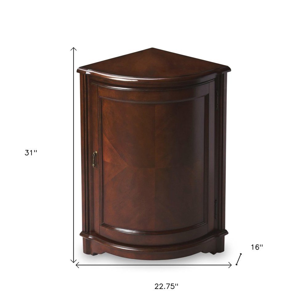 Dark Brown Standard Accent Cabinet - 23-inch