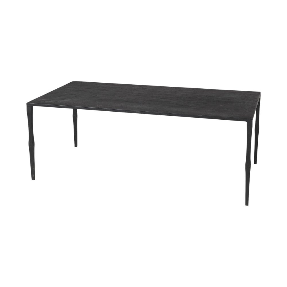 Black Iron Coffee Table - 22-inch