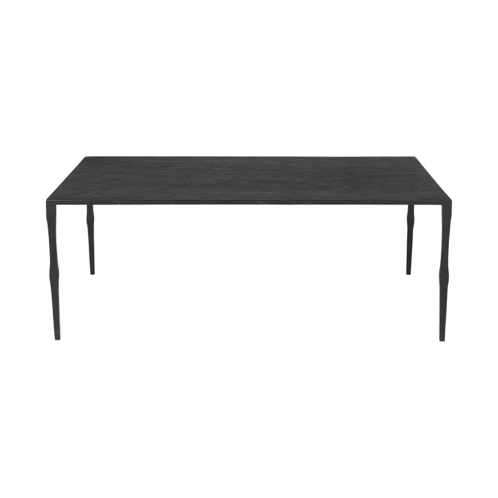 Black Iron Coffee Table - 22-inch