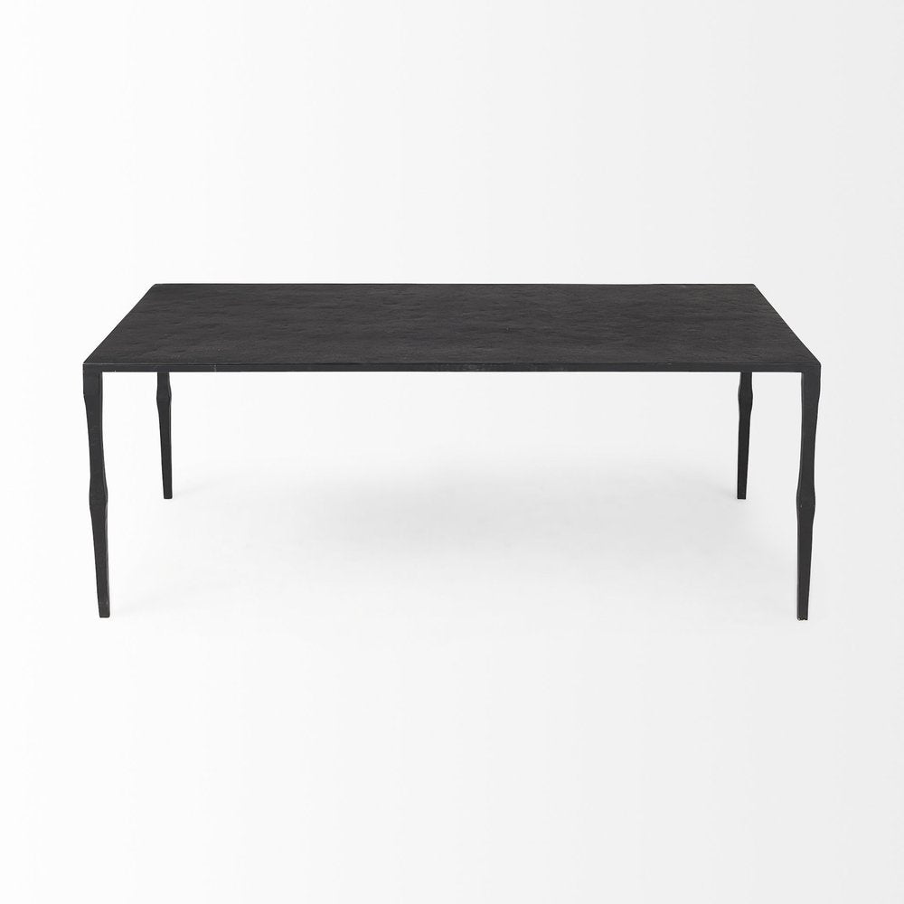 Black Iron Coffee Table - 22-inch