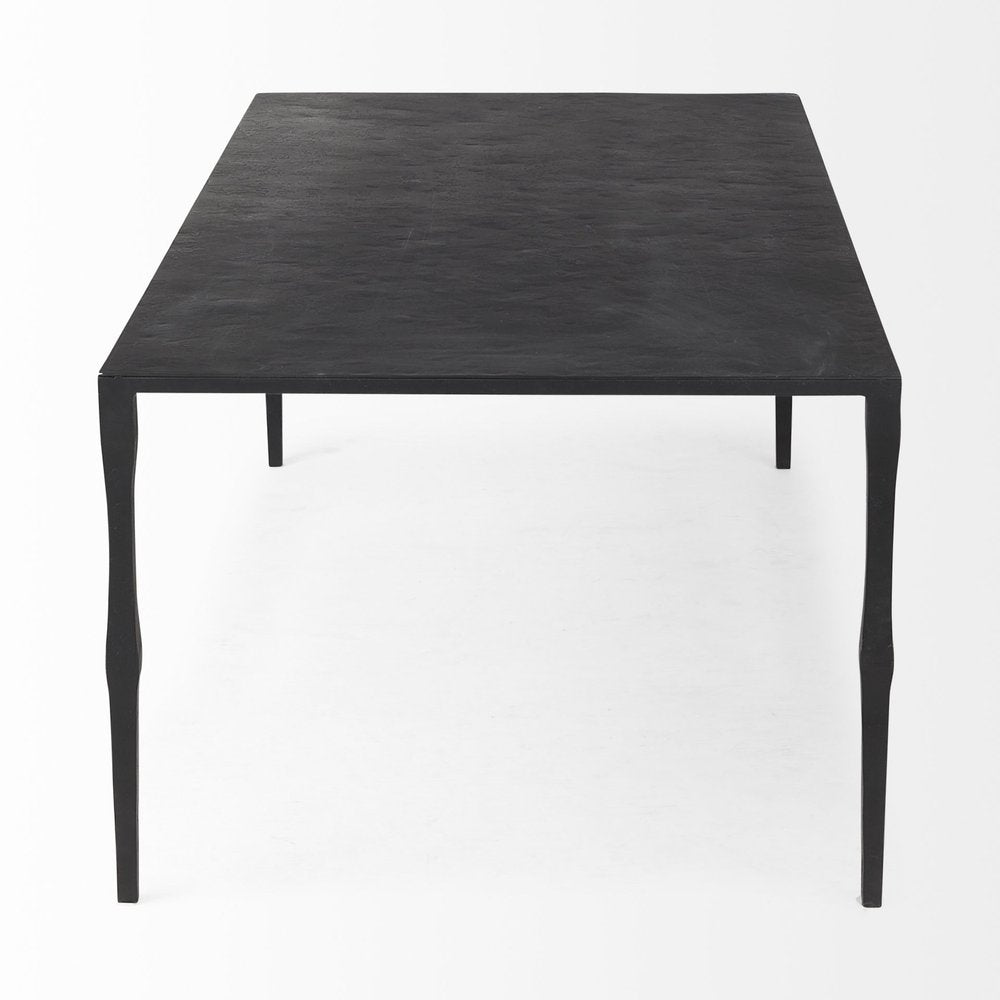 Black Iron Coffee Table - 22-inch