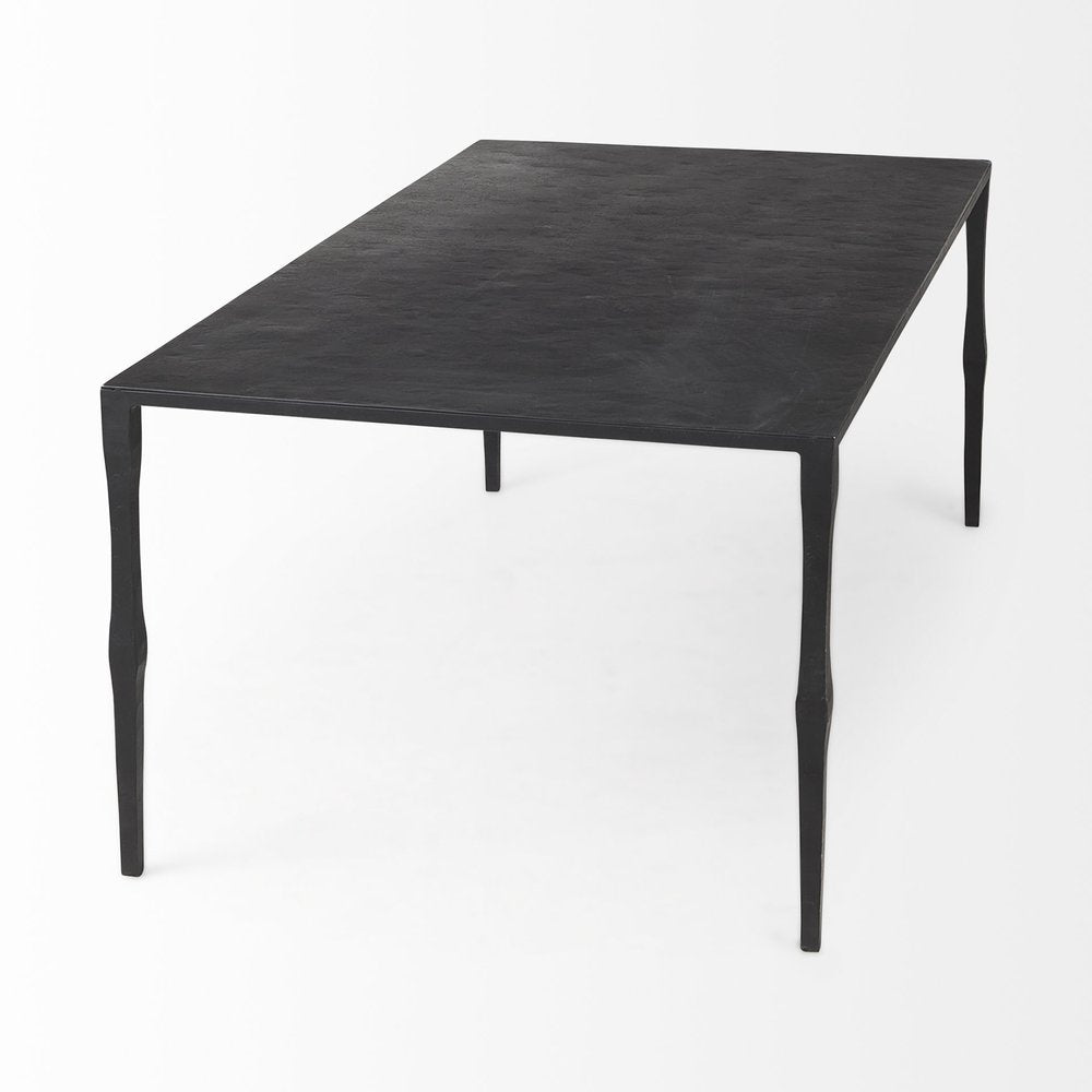Black Iron Coffee Table - 22-inch