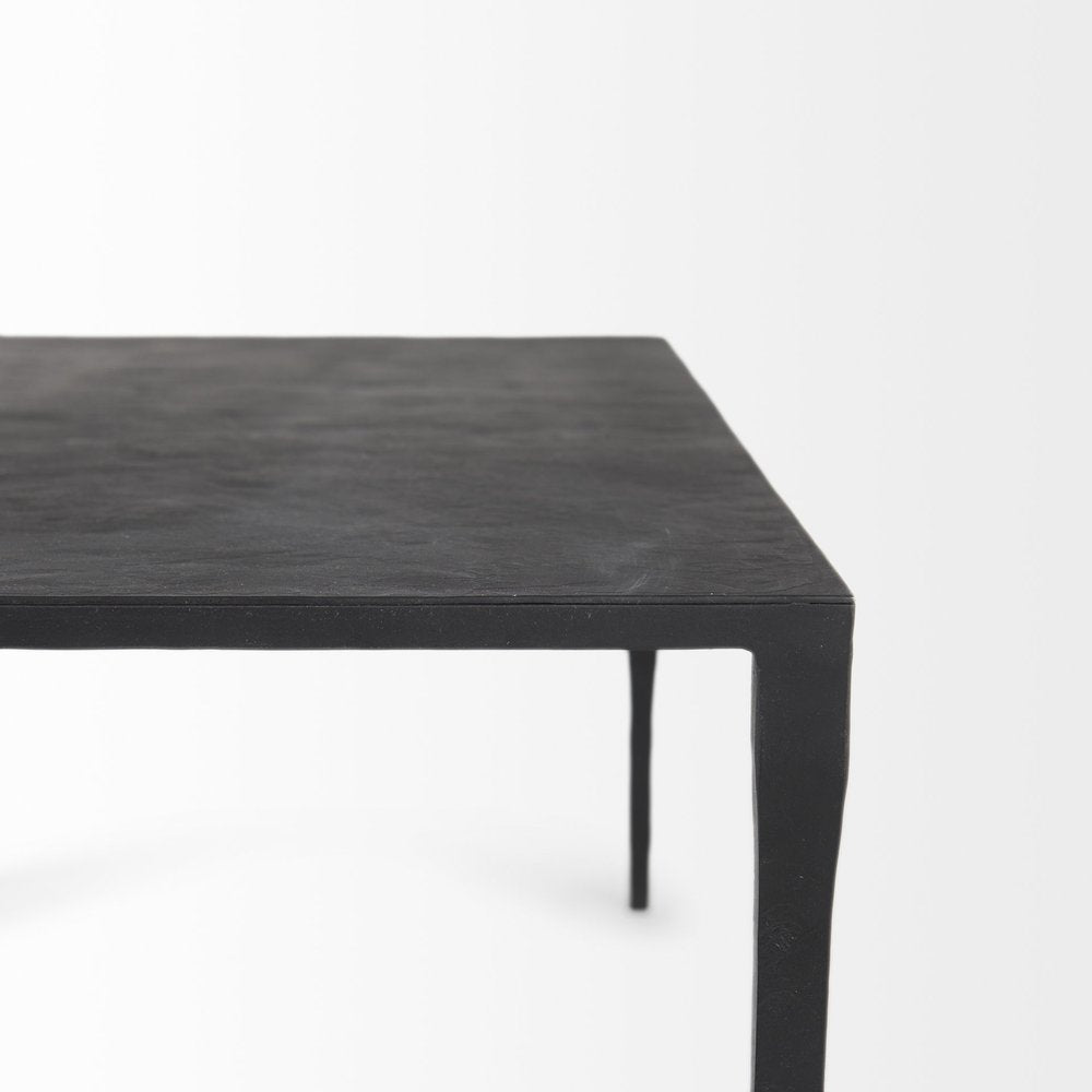 Black Iron Coffee Table - 22-inch