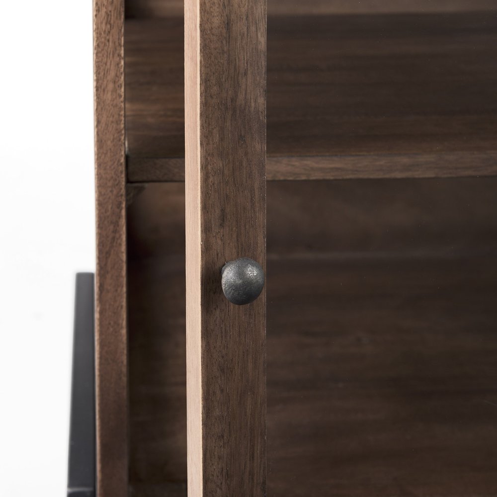 Brown Solid Wood Square End Table - 24-inch