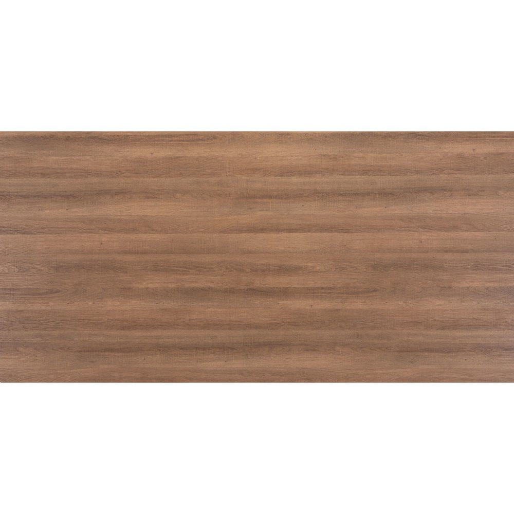 Brown and Gray Wood and Steel Dining Table - 79-inch