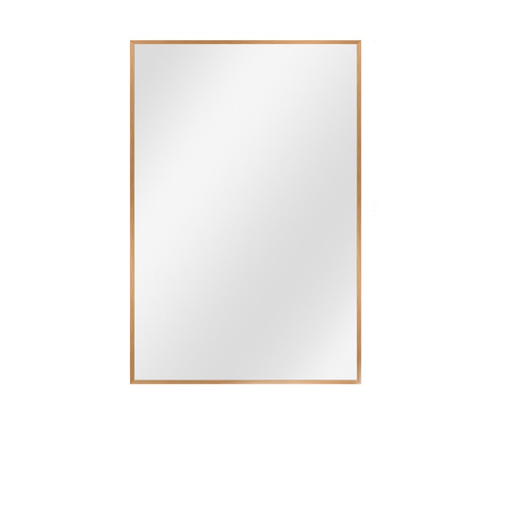 Gold Aluminum Framed Accent Mirror - 36-inch