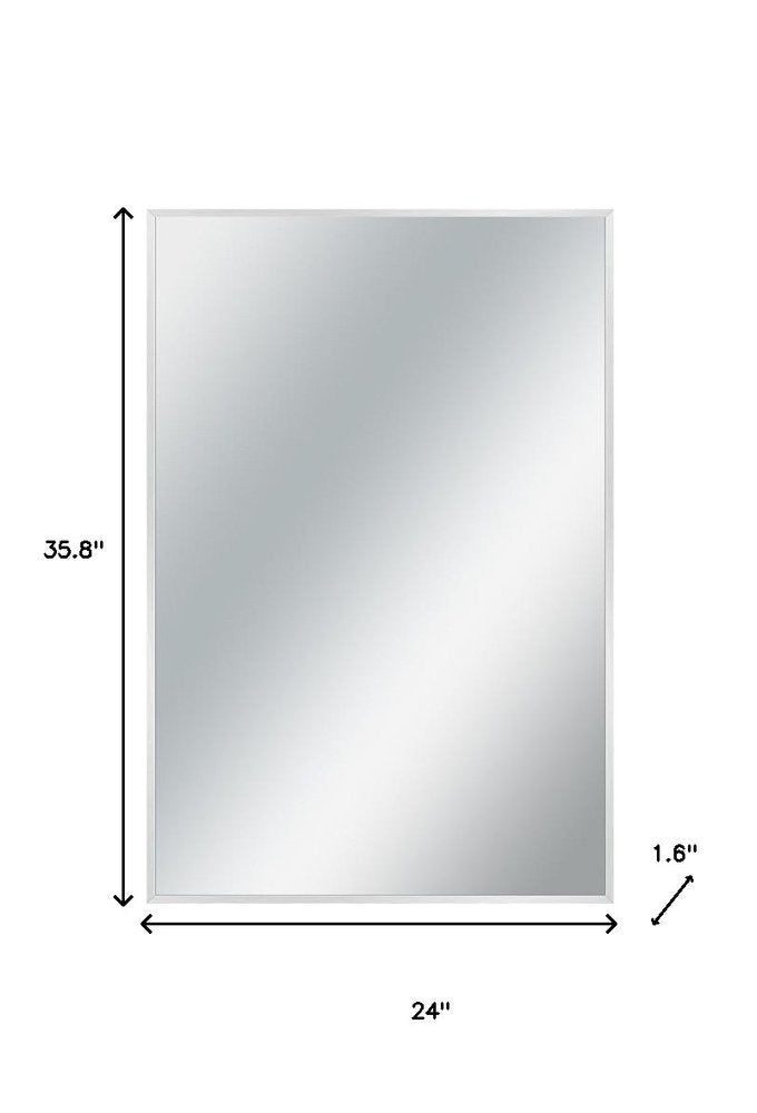 Gold Aluminum Framed Accent Mirror - 36-inch