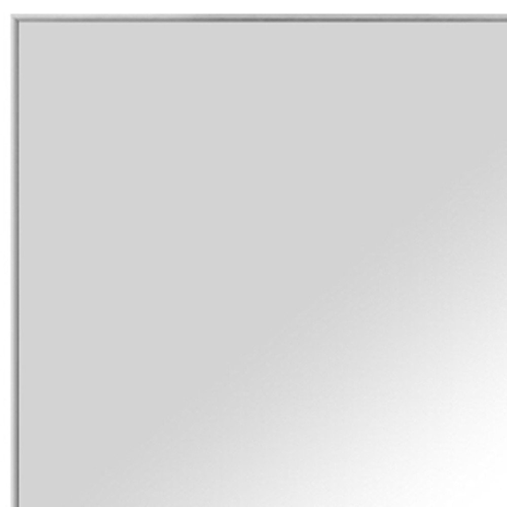 Silver Metal Accent Mirror - 47-inch