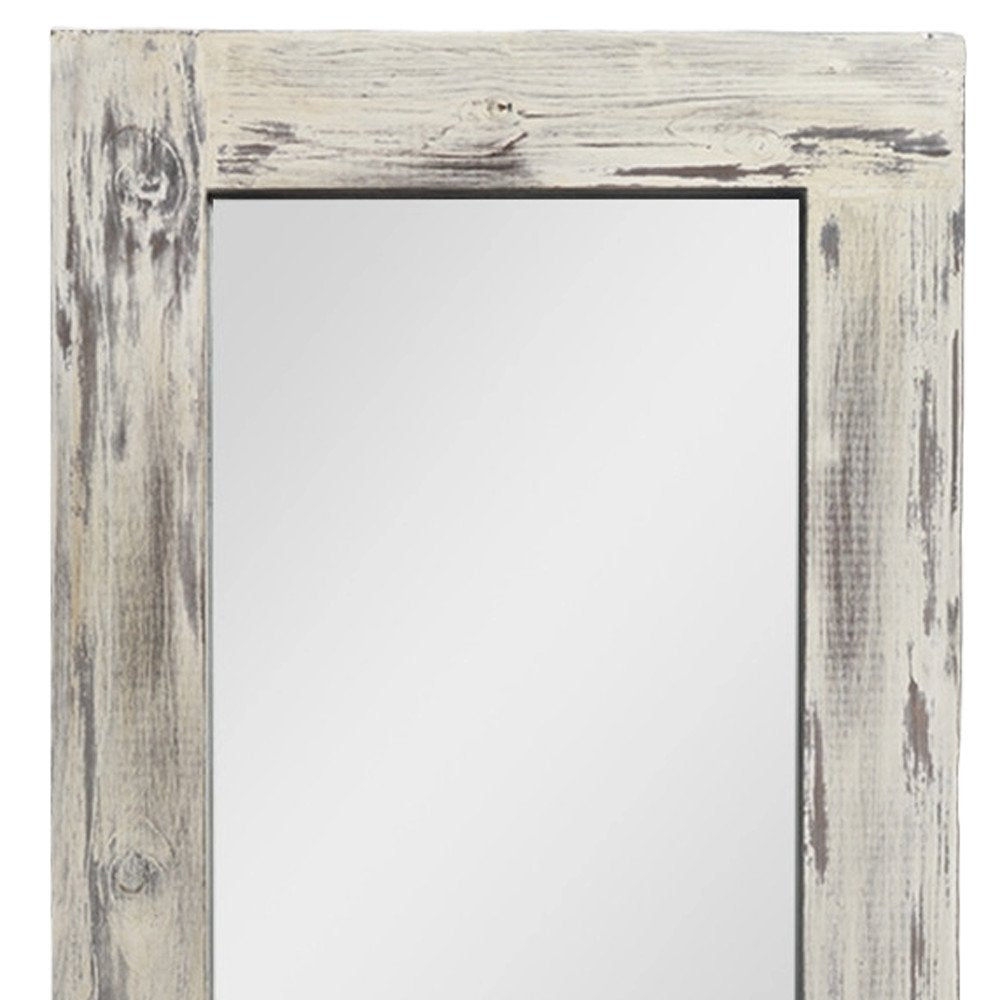Dark Gray Solid Wood Freestanding Framed - 58-inch