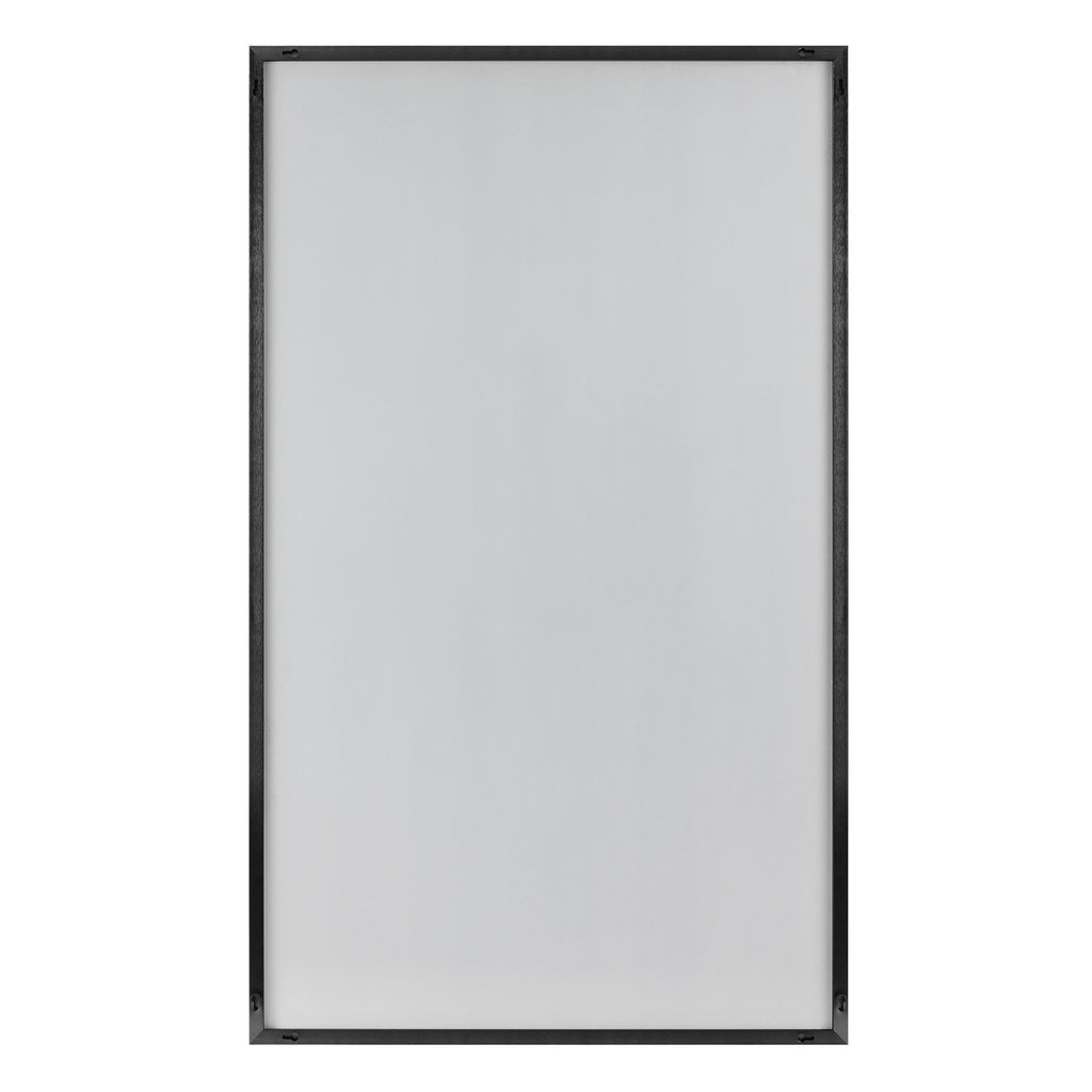 Black Metal Framed Full Length Hanging Mirror - 59-inch