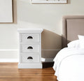 Solid Wood and Wood Nightstand - 24-inch