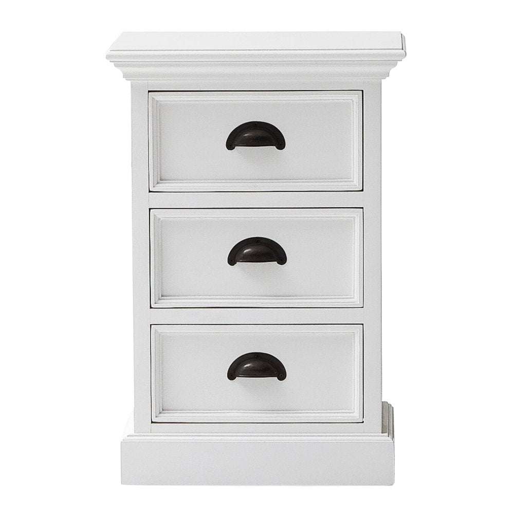 Solid Wood and Wood Nightstand - 24-inch