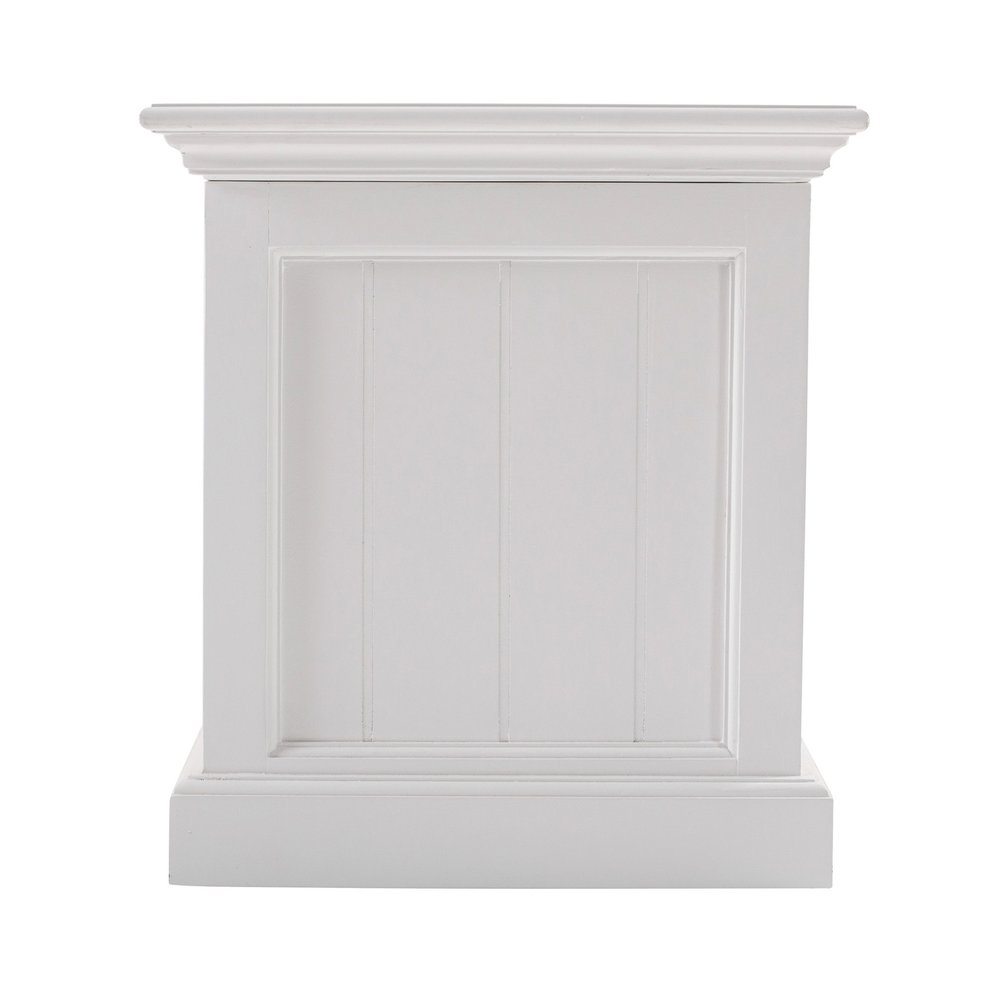 White Solid Wood Chest - 55-inch