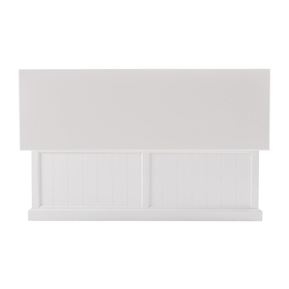 White Solid Wood Chest - 55-inch