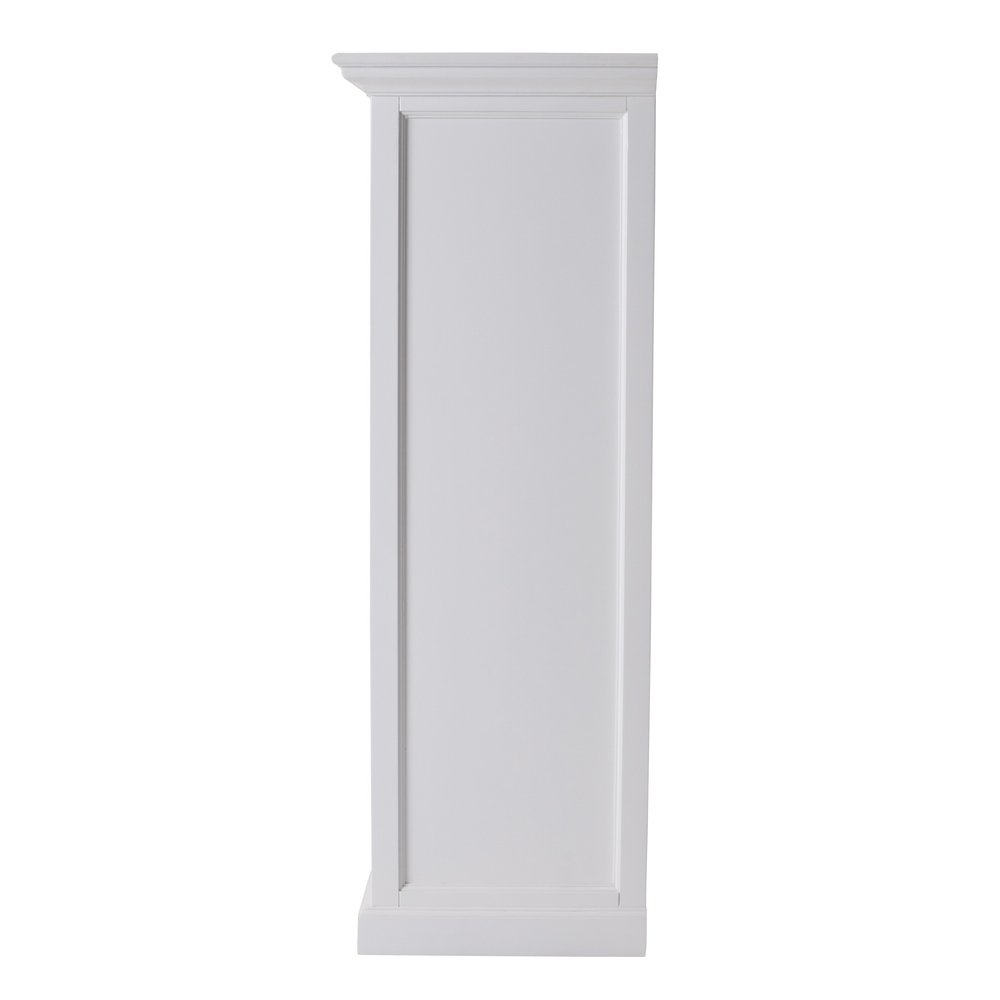 White Two Drawer Storage Cabinet with Baskets - 52-inch