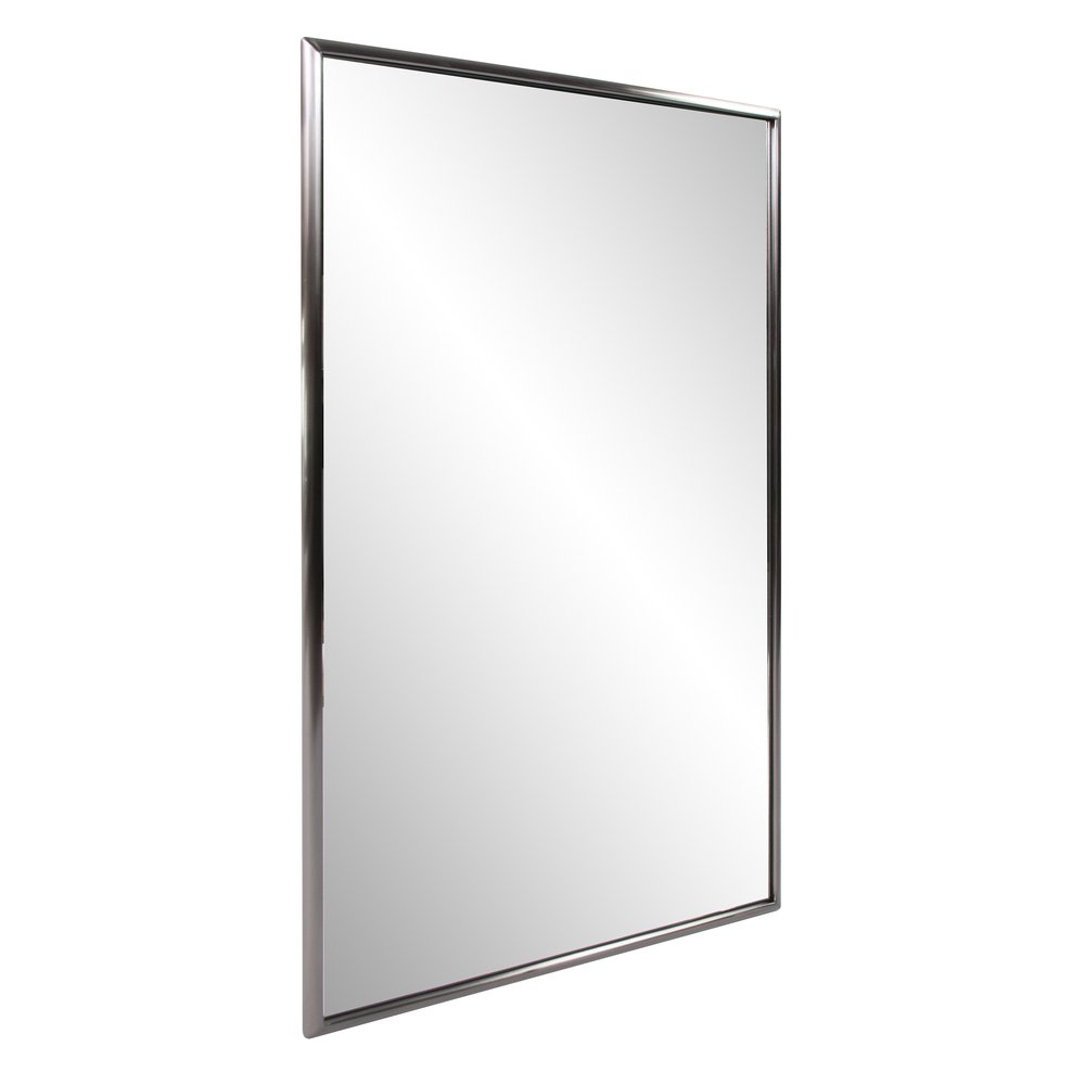 Gunmetal Metal Framed Accent Mirror - 36-inch