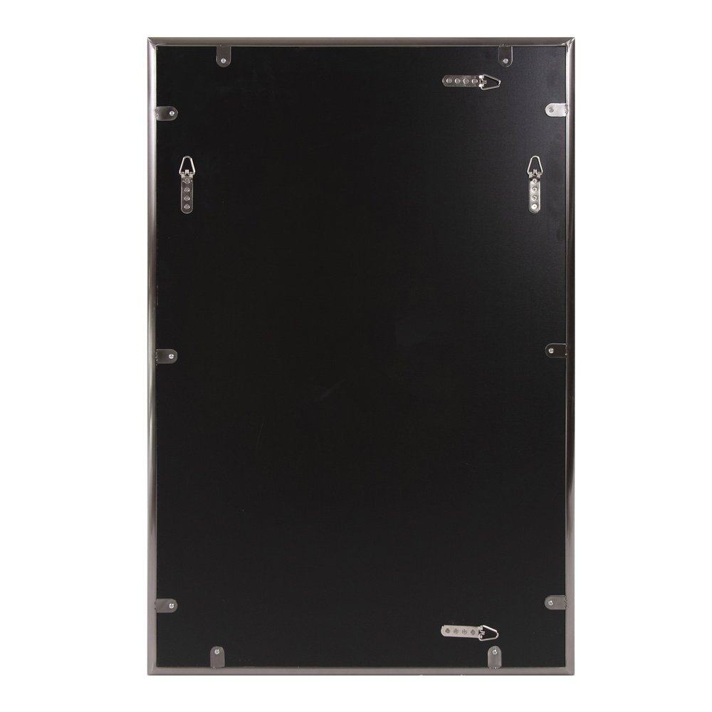 Gunmetal Metal Framed Accent Mirror - 36-inch