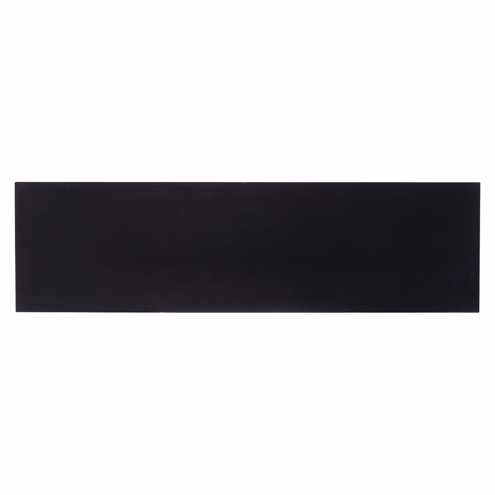 Black Solid Wood Two Drawer Sideboard - 50-inch
