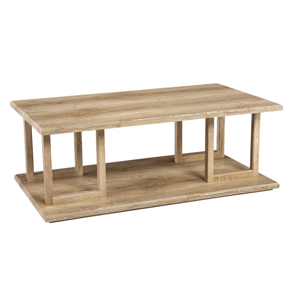 Natural Wood Coffee Table - 42-inch