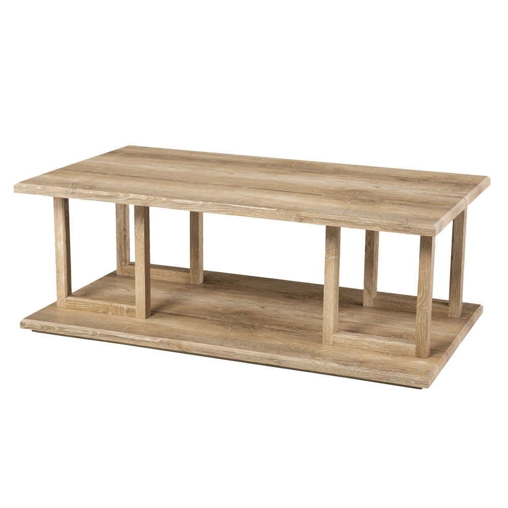 Natural Wood Coffee Table - 42-inch
