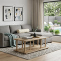Natural Wood Coffee Table - 42-inch