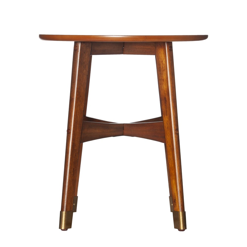 Brown Solid Wood End Table - 23-inch