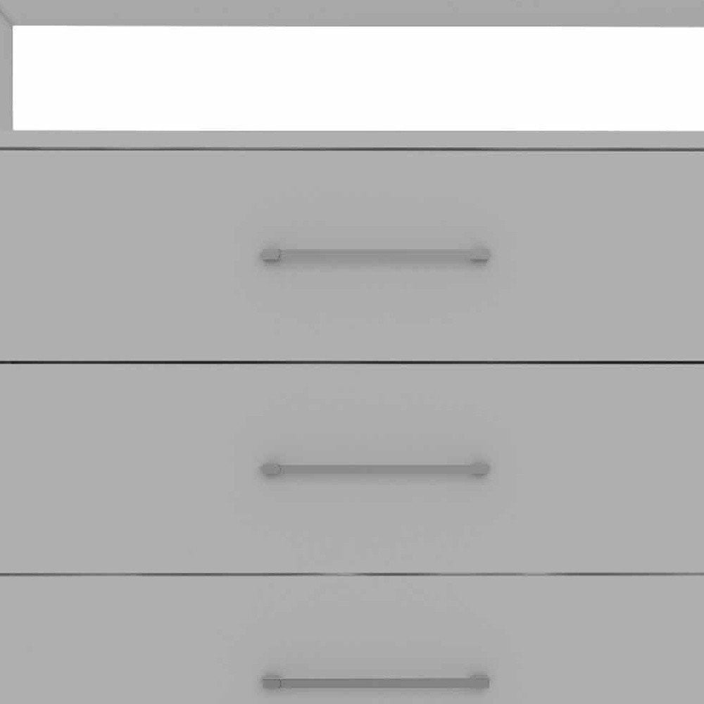 Black Wood Four Drawer Dresser - 31-inch