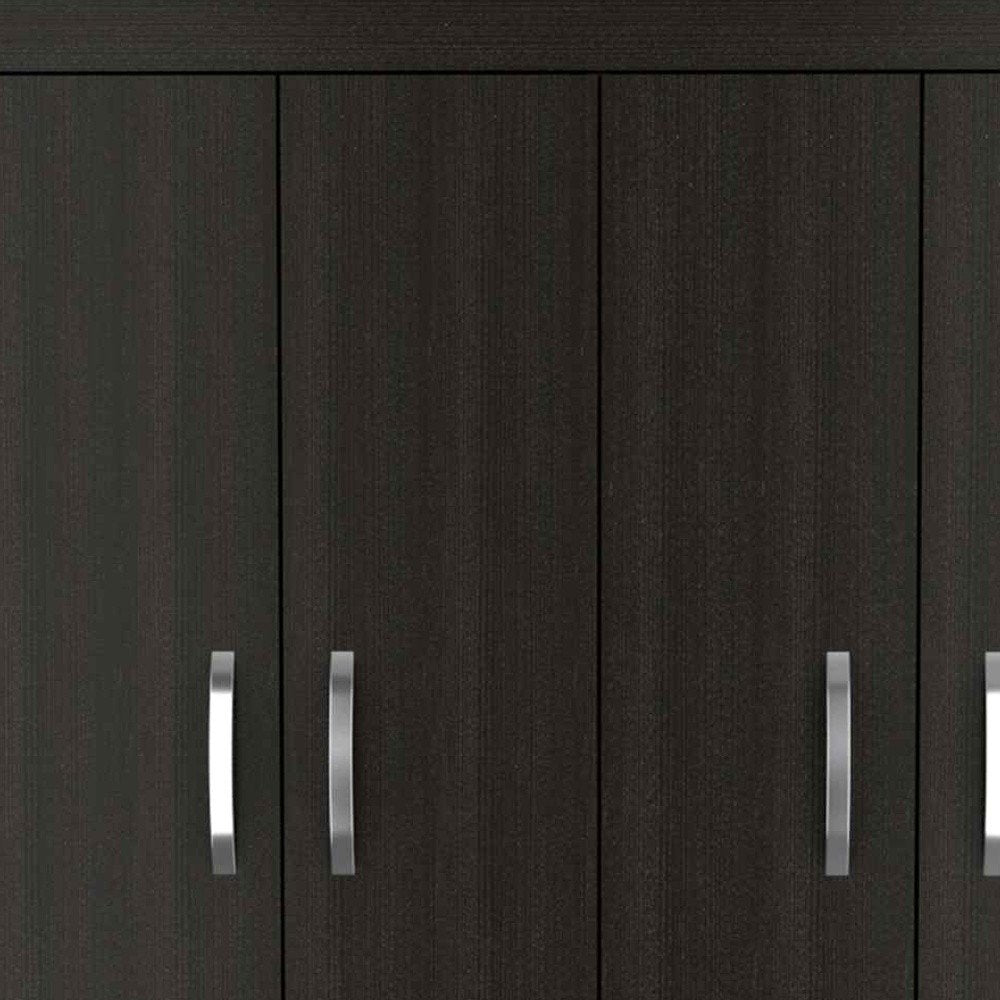 Wood Three Drawer Combo Dresser - 68-inch