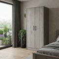 Light Gray Wood Single Drawer Combo Dresser - 71-inch
